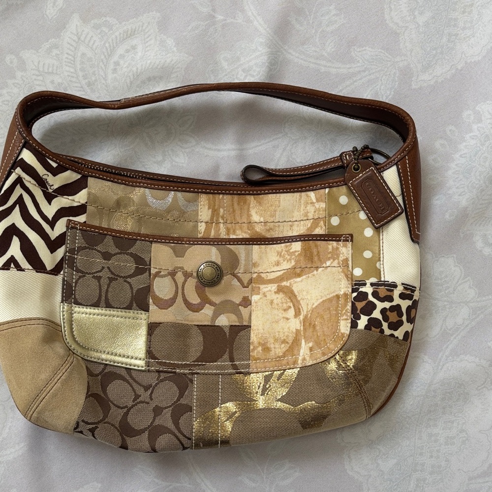 Patchwork Shoulder Bag - image 1